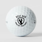 Bester Vater nach Par Golfball (Vorderseite)