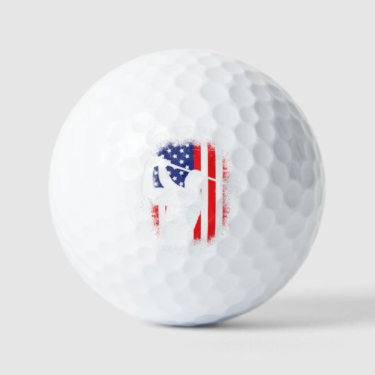 Bester VATER nach Par Golfer Golfspielen Golfball (Vorderseite)