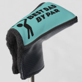 BESTER VATER NACH PAR GOLFER ICON PUTTER GOLFKOPFD GOLF HEADCOVER (3/4 Vorderseite)