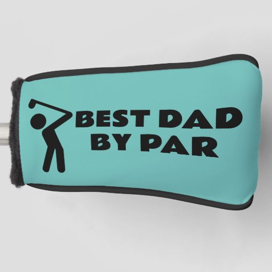 BESTER VATER NACH PAR GOLFER ICON PUTTER GOLFKOPFD GOLF HEADCOVER (Vorderseite)