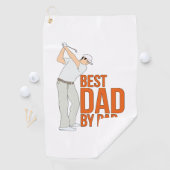 Bester Vater nach Par Golfhandtuch (Insitu)