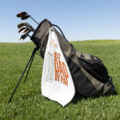 Bester Vater nach Par Golfhandtuch (Gras)