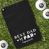 Bester Vater nach Par Golfhandtuch