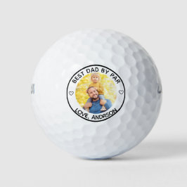 Bester Vater nach Par Individuelle Name Foto Vater Golfball
