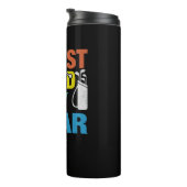 Bester Vater nach Par Individuelle Name Vatertag Thermosbecher (Nach rechts gedreht)