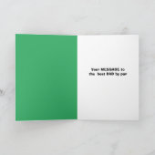 Bester Vater nach Par Karte (Innenseite)