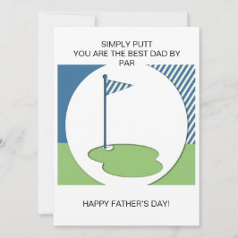 Bester Vater nach Par! Karte