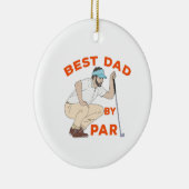 Bester Vater nach Par Keramik Ornament (Rechts)
