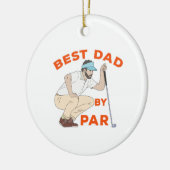 Bester Vater nach Par Keramik Ornament (Links)