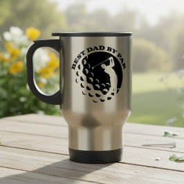 Bester Vater nach Par Modernes Golfspiel Reisebecher