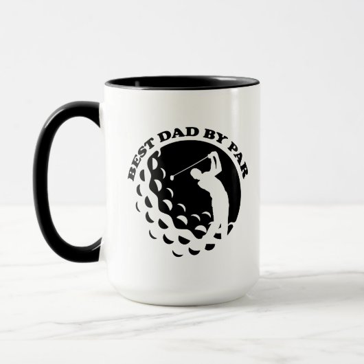 Bester Vater nach Par Modernes Golfspiel Tasse (Links)