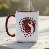Bester Vater nach Par Modernes Golfspiel Tasse