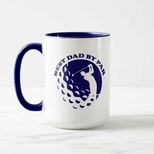 Bester Vater nach Par Modernes Golfspiel Tasse (Links)