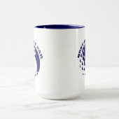 Bester Vater nach Par Modernes Golfspiel Tasse (Zentrum)
