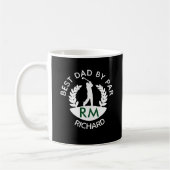 BESTER VATER NACH PAR-MONOGRAMM NAME KAFFEETASSE (Links)