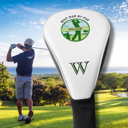 BESTER VATER NACH PAR NAME CUSTOM MONOGRAM GOLF HEADCOVER