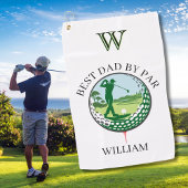 * BESTER VATER NACH PAR NAME CUSTOM MONOGRAM GOLFHANDTUCH