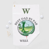 * BESTER VATER NACH PAR NAME CUSTOM MONOGRAM GOLFHANDTUCH (Insitu)