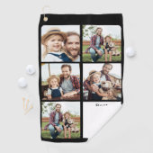 Bester VATER nach Par - Personalisiert 5 Fotomater Golfhandtuch (Insitu)