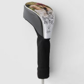 Bester Vater nach Par Personalisiert Golf Headcover (angewinkelt)
