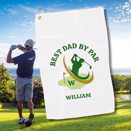 Bester Vater nach Par Personalisiert Men Golfhandtuch