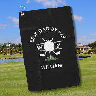 Bester Vater nach Par Personalisiert Men Golfhandtuch