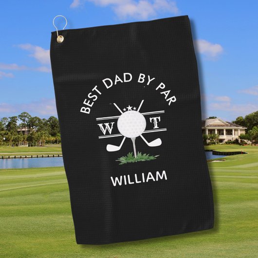 Bester Vater nach Par Personalisiert Men Golfhandtuch