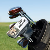 Bester Vater nach Par Pet Dog Foto Pfosten drucken Golf Headcover (In Situ)