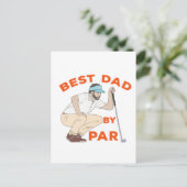 Bester Vater nach Par Postkarte (Stehend Vorderseite)