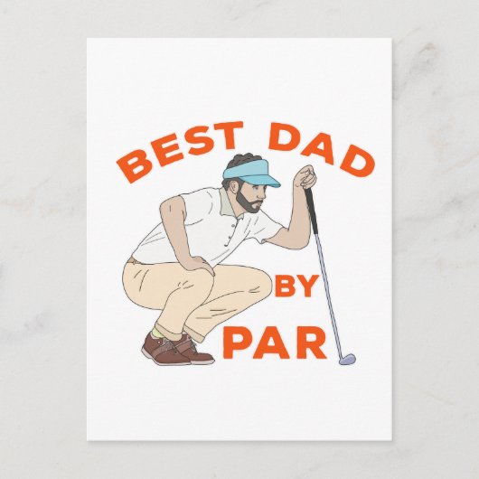 Bester Vater nach Par Postkarte (Vorderseite)