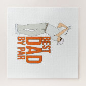 Bester Vater nach Par Puzzle (Horizontal)