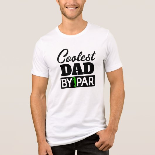 Bester Vater nach Par Shirt - Funny Golf Pub T-Shi (Vorderseite)
