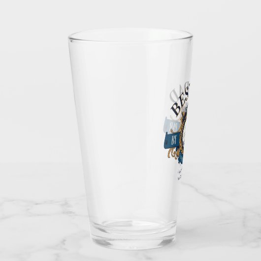 Bester Vater nach Par Siegel Elegante Custom Glas (Rechts)