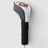 Bester Vater nach Par Siegel Elegante Custom Golf Headcover (angewinkelt)