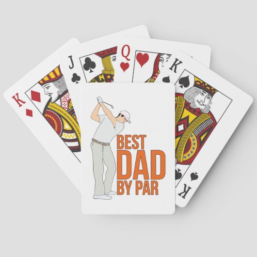 Bester Vater nach Par Spielkarten (Rückseite)