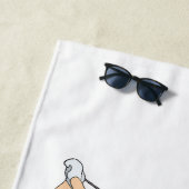 Bester Vater nach Par Strandtuch (Beispiel)