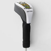 „Bester Vater nach Par“ Thema Golf Headcover (angewinkelt)