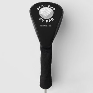 Bester Vater nach Par Vathage Tag Custom Year Golf Headcover