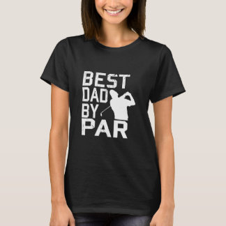 Bester Vater nach Par Vintag Pro Golfer Vatertag T-Shirt