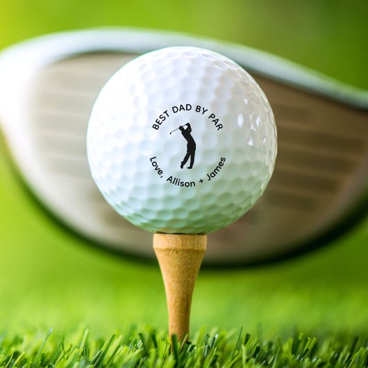 Bester Vater nach Par-Vorgabe Golfball