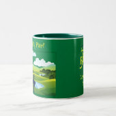 Bester Vater nach Par! Zwei-Tone-Tasse Zweifarbige Tasse (Mittel)