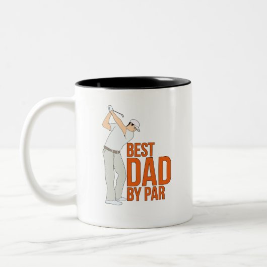 Bester Vater nach Par Zweifarbige Tasse (Links)