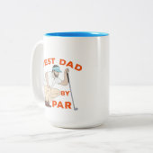 Bester Vater nach Par Zweifarbige Tasse (Vorderseite Links)