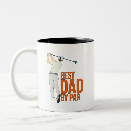 Bester Vater nach Par Zweifarbige Tasse (Links)