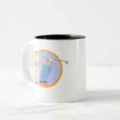 Bester Vater nach Par Zweifarbige Tasse (Vorderseite Links)