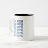 Bester Vater nach Par Zweifarbige Tasse (Vorderseite Links)