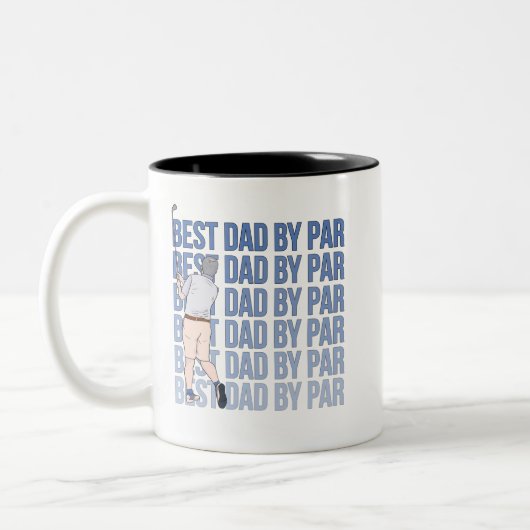 Bester Vater nach Par Zweifarbige Tasse (Links)