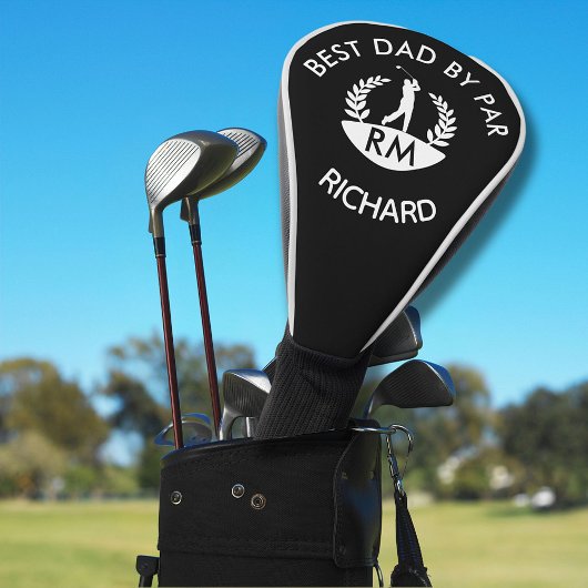 Bester Vater nach Pay Monogram Name Golf Headcover