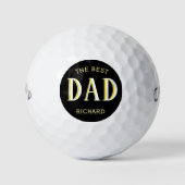 Bester Vater Name des benutzerdefinierten Monogram Golfball (Vorderseite)