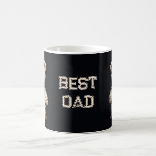 'Bester Vater' Niedlicher Engineer Bear Handy Vate Kaffeetasse (Mittel)